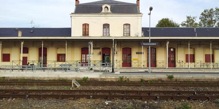 La gare de Tessonnières